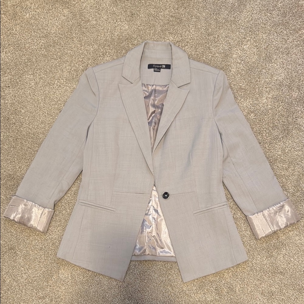 Forever 21 Gray Blazer